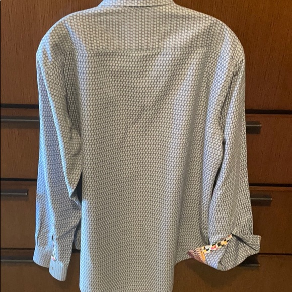 Robert Graham Large Button Down, detail stitching - Picture 5 of 6